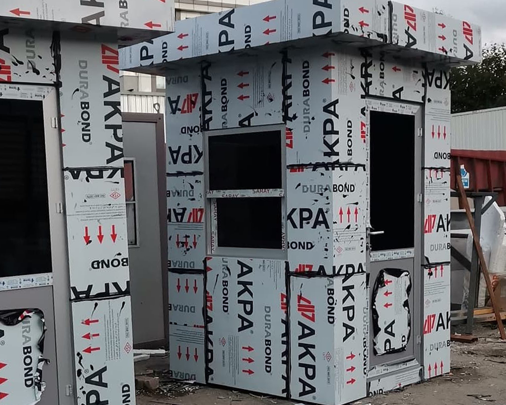 150×150 Kompozit Kaplamalı Bekçi Kabini - 3